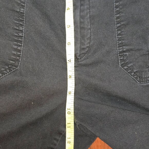 Lee 1889 Women’s Relaxed Fit Black Capris Size 14 Medium – Stretch Utility Style - Picture 4 of 10